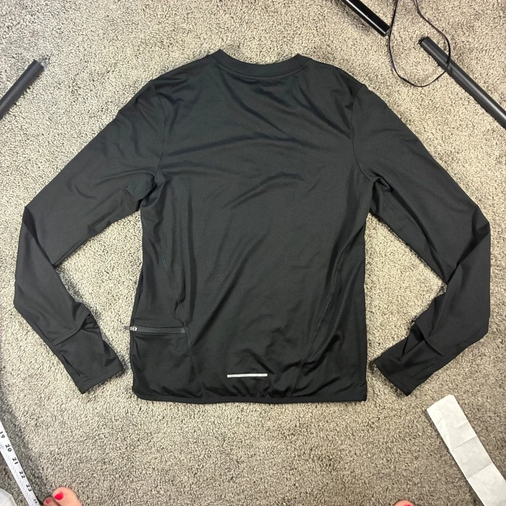 Nike Running Dri-FIT Long Sleeve Black Thumbhole Workout Top XS Workout Gym